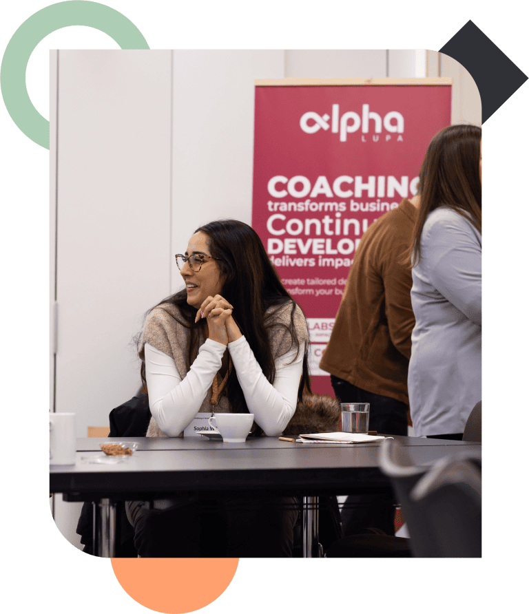 Alpha Lupa management coach facilitating a development session