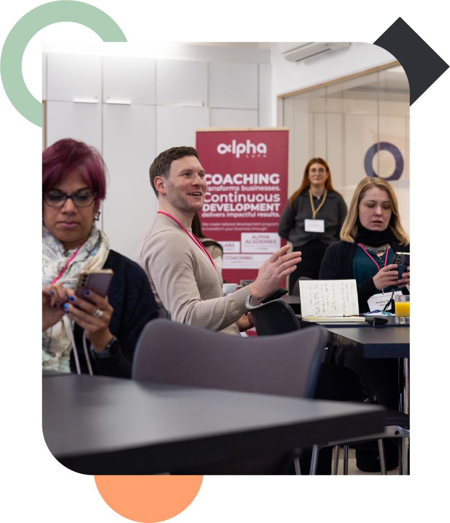 Alpha Lupa development pathway — Lessons, Labs, Academies and Coaching for managers