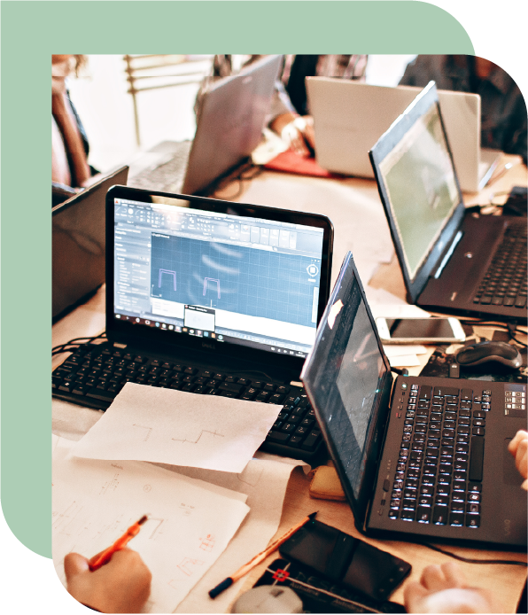 Team members collaborating effectively — teams that work together rather than collide