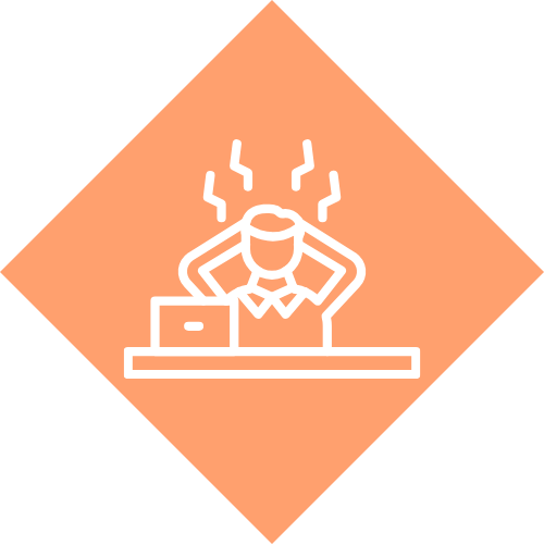 Icon representing unclear expectations and accountability gaps