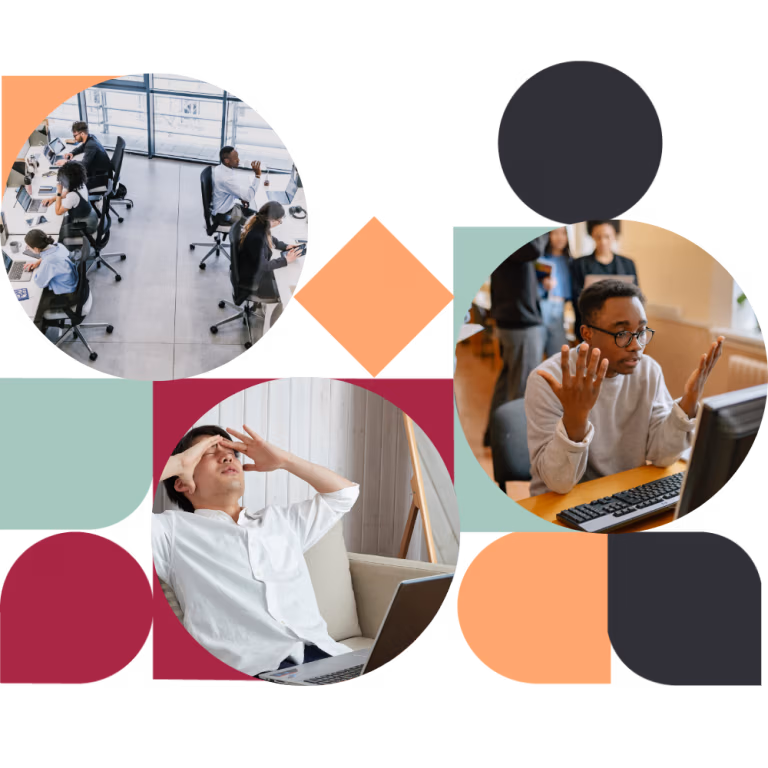 Team Performance Assessment collation image of teams collaborating